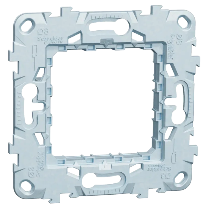 Schneider Electric New Unica NU7002 Супорт Zamak 2 модуля