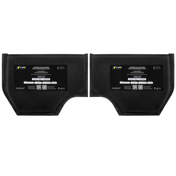 U-WINPRO НВМПЕ Dyneema USA 2 шт/8,9 дм.кв. Балістичні пакети під бічні камербанди розміру 1 2-й клас