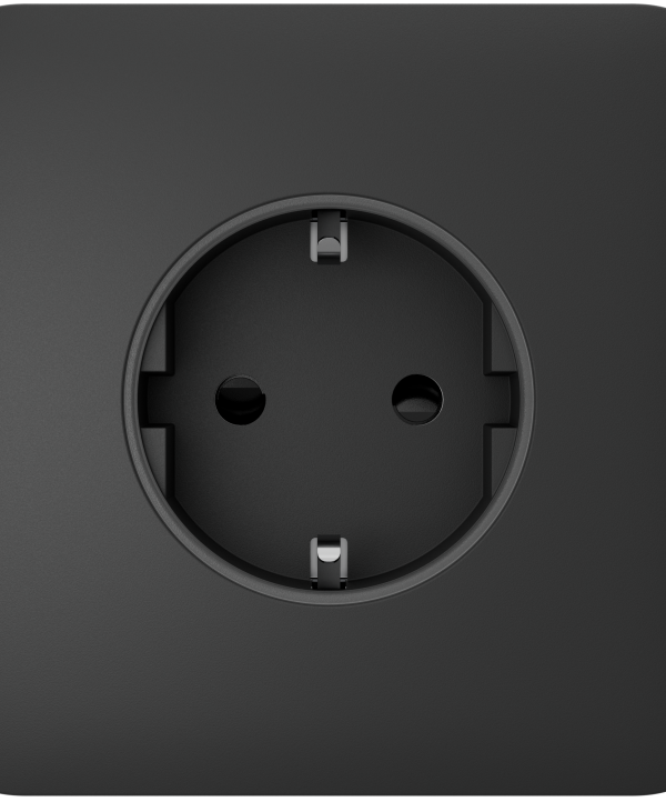 Центральна панель для вбудованої розетки Ajax СenterCover (basic) Graphite