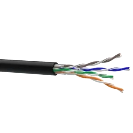 OK-Net 2*2*0,50КПП-ВП (100) Кабель UTP cat 5e, бухта 305 м вуличний 2хпарний (4х жил. * 0,50)