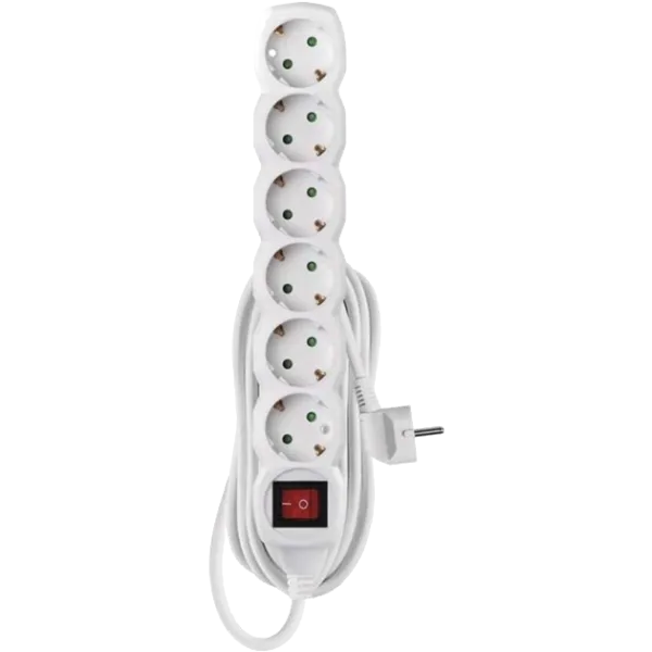 EMOS P1623R 6 розетки 3 м Мережевий подовжувач