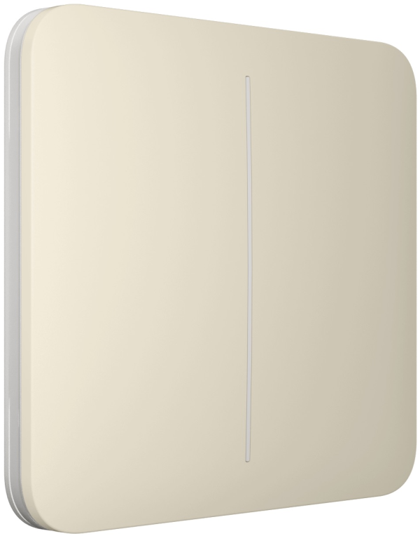 Вимикач Ajax LightSwitch 2-клавішний Ivory