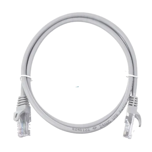 Kingda PAUT3100 Патч-корд UTP, 1 м, кат. 5e, сірий