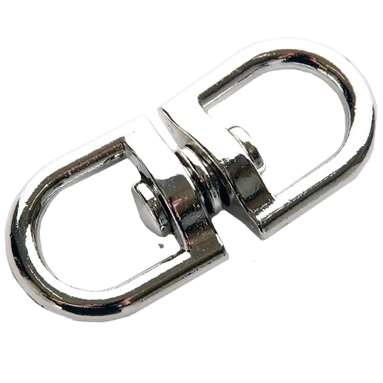 APRO 4.5мм (20шт) Вертлюг нікельований петля-петля