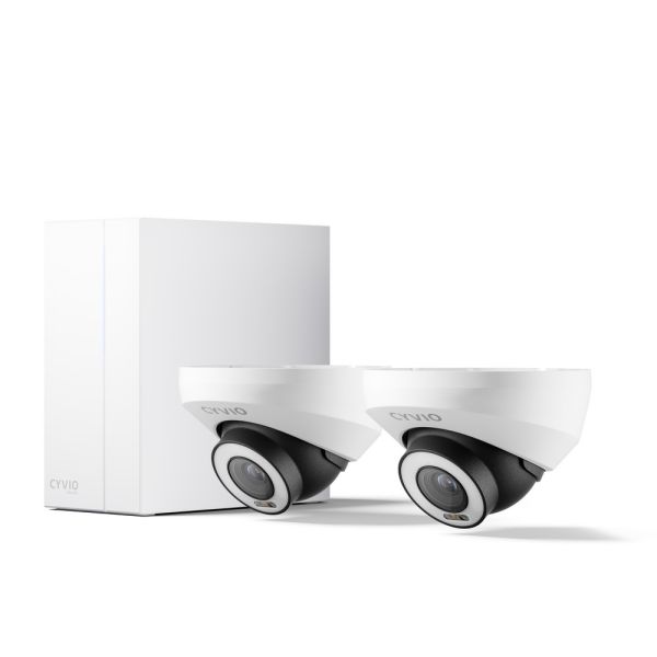 Комплект IP відеоспостереження CYVIO POE Dome 2Kit 8MP (N2412D)