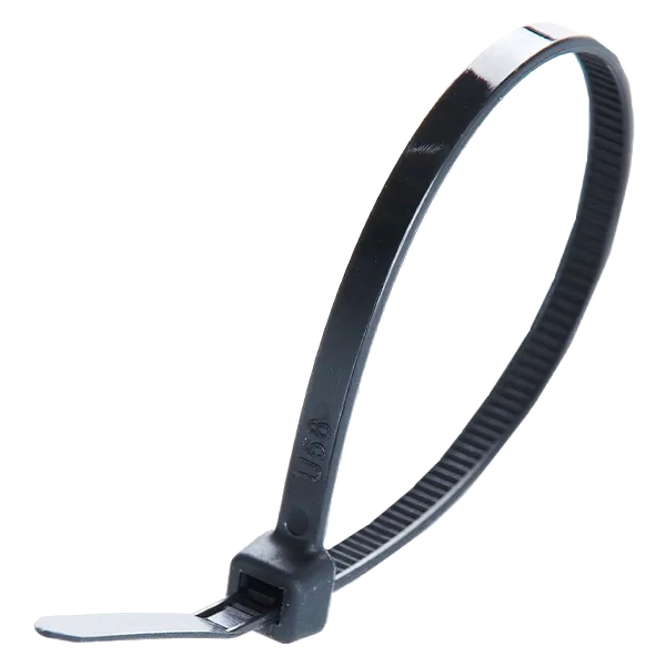 E.next e.ct.stand.370.4.black 4х370 (100 шт) Стяжка кабельна