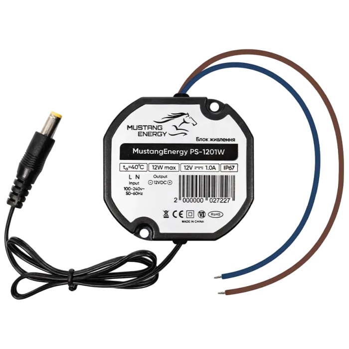 Mustang Energy PS-1201W IP67 Блок живлення