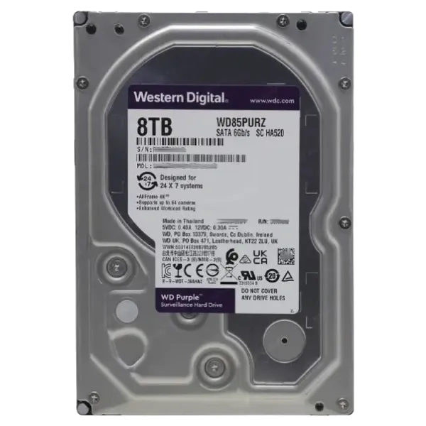 Western Digital Purple WD85PURZ 8Тб Жорсткий диск внутрішній