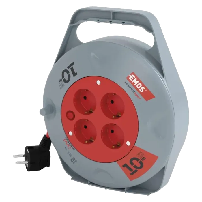 EMOS P19510 10м SCHUKO Подовжувач на котушці