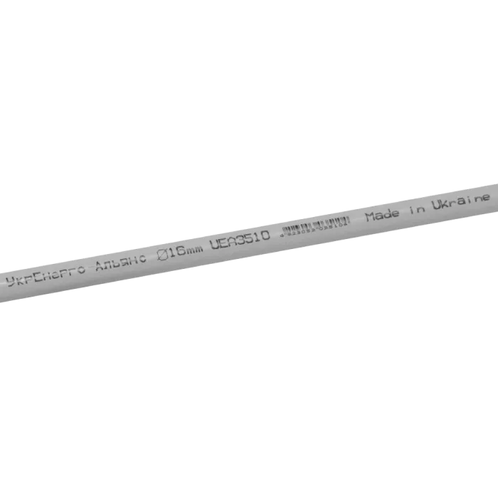 UEA ПВХ 16мм 3м Труба жорстка гладка з розтрубом