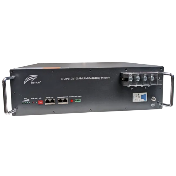 Ritar R-LFP51.2V100AH Акумуляторна батарея з bluetooth та автоматичним вимикачем