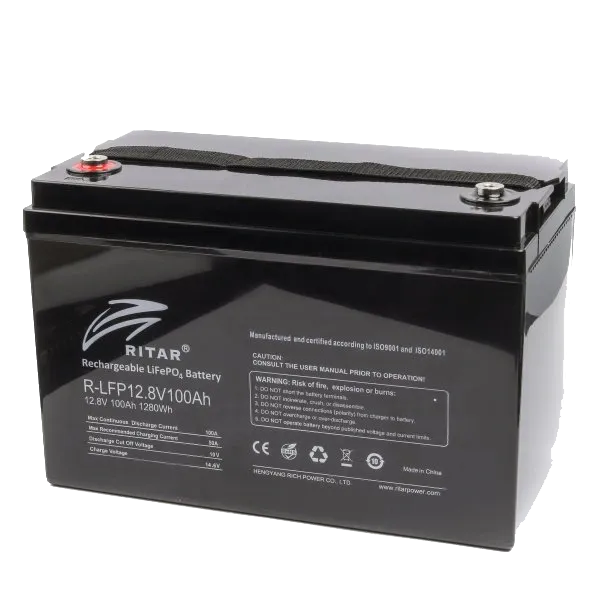Ritar R-LFP12.8V100AH Акумуляторна батарея з bluetooth