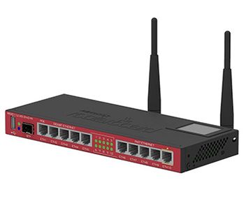 MikroTik RB2011UiAS-2HnD-IN 10-портовий Wi-Fi маршрутизатор