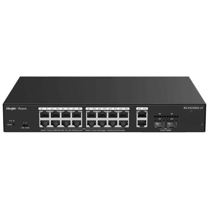 Ruijie Reyee RG-ES220GS-LP Комутатор 20 портів керований
