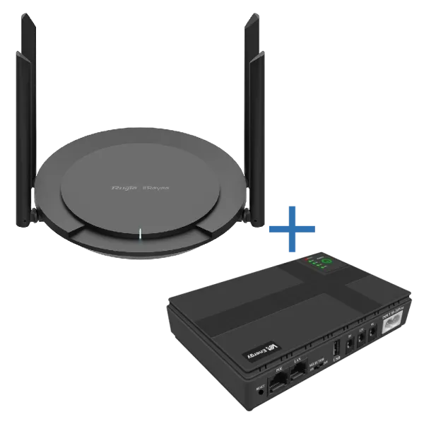 VIA Energy Mini UPS + RG-EW300 PRO Комплект маршрутизатор та джерело безперебійного живлення