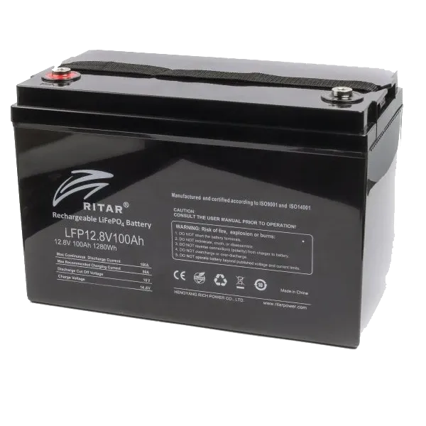 Ritar LFP12.8V100AH Акумуляторна батарея з bluetooth