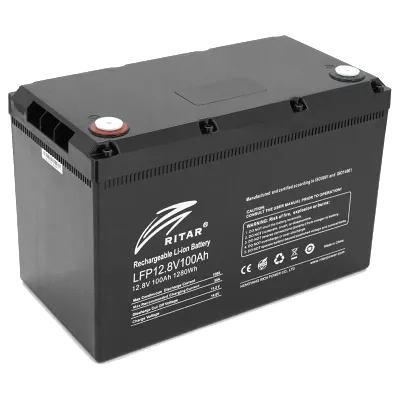 Ritar LiFePO4 12,8V 100Ah 1280Wh Акумуляторна батарея