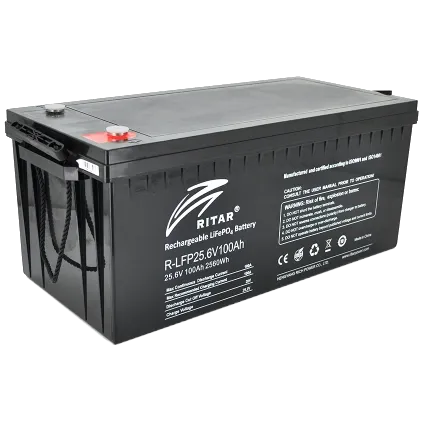 Ritar R-LFP25.6V100Ah 25.6В 2.56кВт•год 100А Літієва акумуляторна батарея