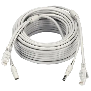 RJ-45 + DC 15м Патчкорд комбінований