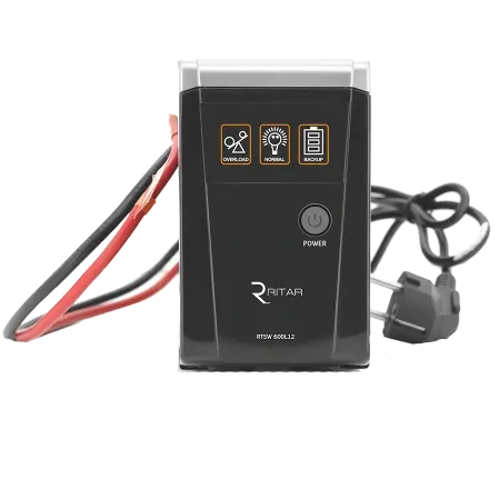 Ritar RTSW-600 LED 600ВA 12В з правильною синусоїдою Джерело безперебійного живлення під акумулятор