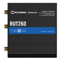Teltonika RUT260 з 4G LTE, Wi-Fi Промисловий стільниковий маршрутизатор