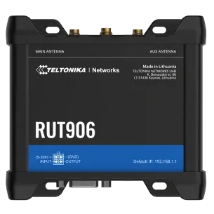 Teltonika RUT906 з 4G LTE, Wi-Fi, RS-232, RS-485 Промисловий стільниковий маршрутизатор