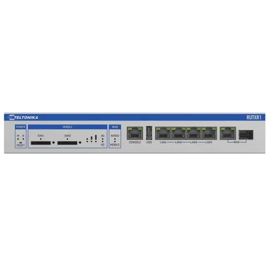 Teltonika RUTXR1 LTE SFP Промисловий стільниковий маршрутизатор