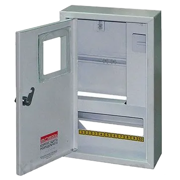 E.NEXT e.mbox.stand.n.f3.12.z.e Шафа металева, під 3-ф. електронний лічильник, 12 мод., навісна, з замком