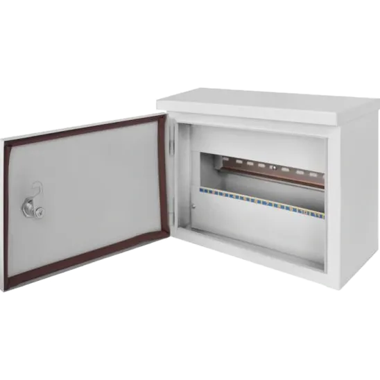 E.NEXT e.mbox.stand.n.12.z Шафа металева, під 12мод., герметична IP54, навісна, з замком