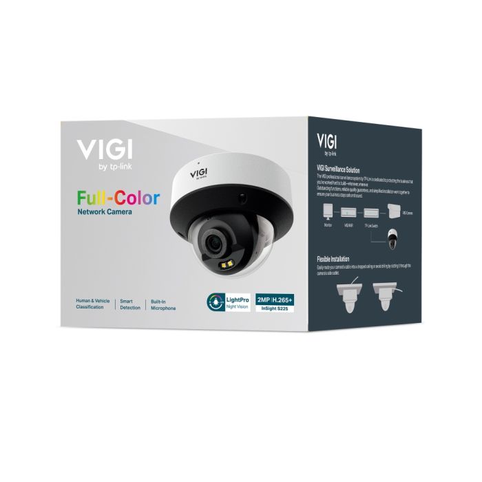 IP-камера 2 Мп TP-Link InSight S225 (2.8 мм) VIGI Full-Color для системи відеонагляду