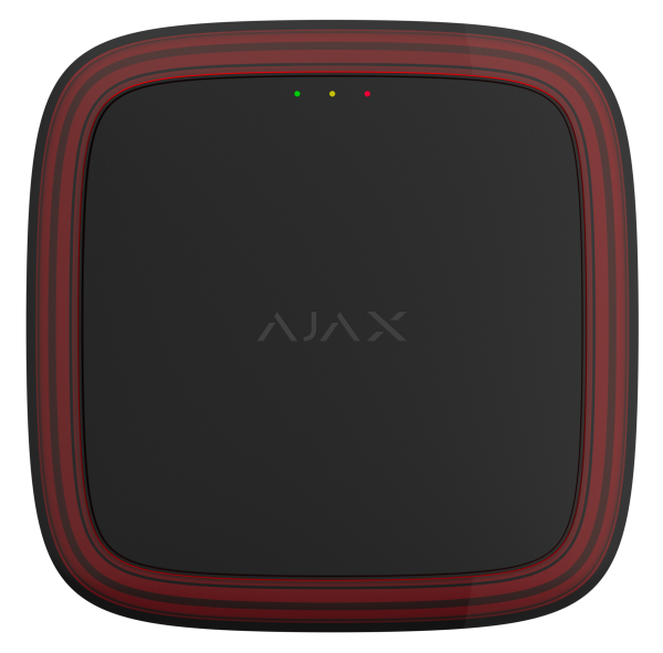 Бездротовий адресний пожежний оповіщувач світлозвуковий Ajax EN54 FireProtect (Sounder/VAD) Jeweller Black (118600.279.BL1)