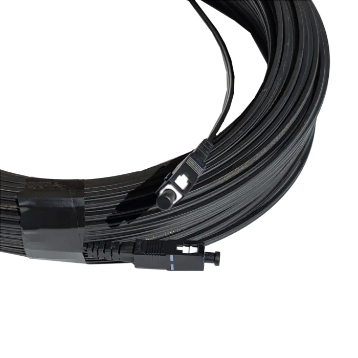 CMS UPC-200SCSC(SM)S(ON)FTTH-OD Патчкорд плоский, зовнішнього виконання 200 м, Simplex