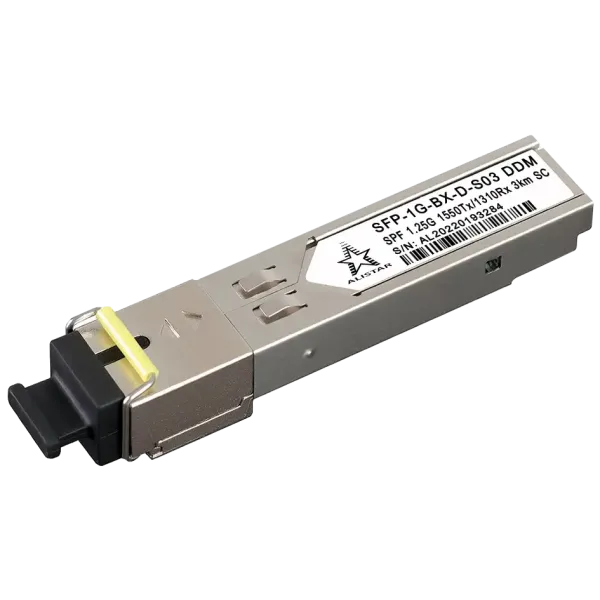 ALISTAR SFP-1G-BX-D-S03 SFP 1G 1SM WDM SC 3KM TX1550/RX1310nm DDM Модуль