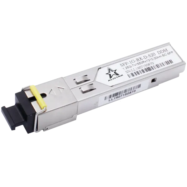 ALISTAR SFP-1G-BX-D-S20 SFP 1G 1SM WDM SC 20KM TX1550/RX1310nm DDM Модуль