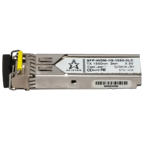 ALISTAR SFP-1G-BX-D-L03 SFP 1G 1SM WDM LC 3KM TX1550/RX1310nm DDM Модуль