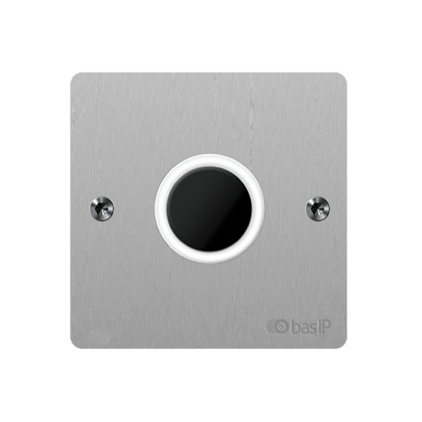 Безконтактна кнопка виходу BAS-IP SH-47T silver
