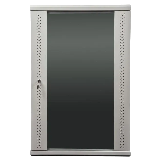 EServer 18U 600х500х907 скло, сіра Шафа