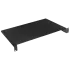 1U 19" 250 мм 9005 Полиця консольна чорна