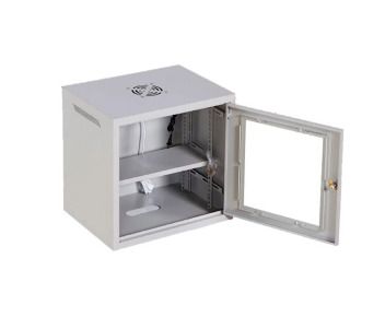 6U, 530х400х300 мм (17231) Шафа, акрилове скло, сірий