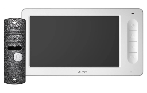 Комплект домофонний ARNY AVD-7006 (AVD-706 + AVP-05 (v.2)), White + Gray