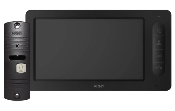 Комплект домофонний ARNY AVD-7006 (AVD-706 + AVP-05 (v.2)), Black + Brown