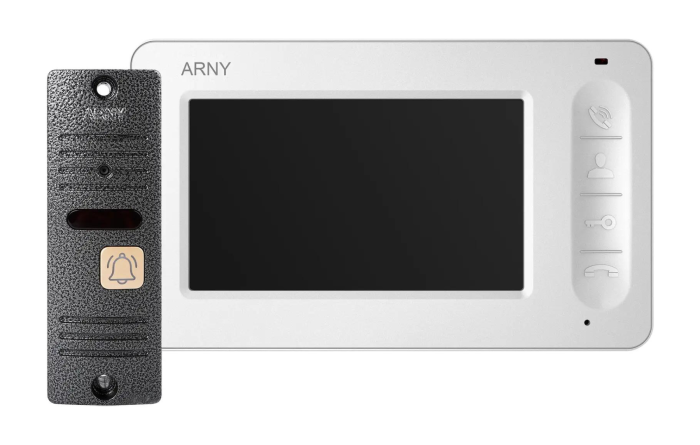 Комплект домофонний ARNY AVD-4005 (AVD-405 + AVP-05 (v.2)), White + Gray