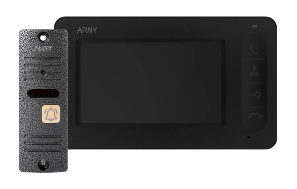 Комплект домофонний ARNY AVD-4005 (AVD-405 + AVP-05 (v.2)), Black + Gray