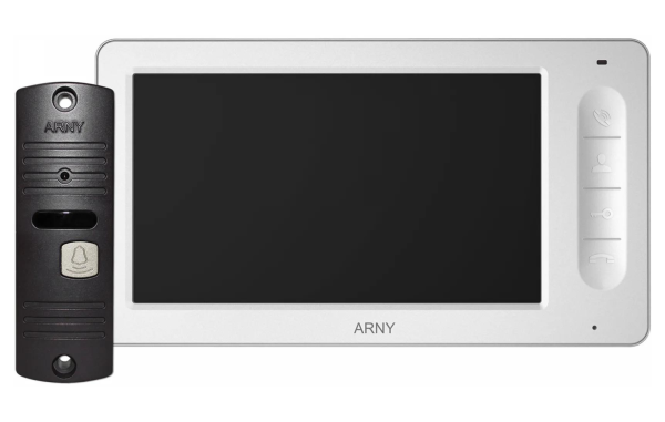 Комплект домофонний ARNY AVD-7005 (AVD-705 + AVP-05 (v.2)), White + Brown