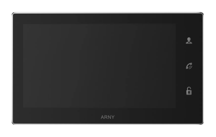 Відеодомофон ARNY AVD-740 2Мп 7'' IPS, Black