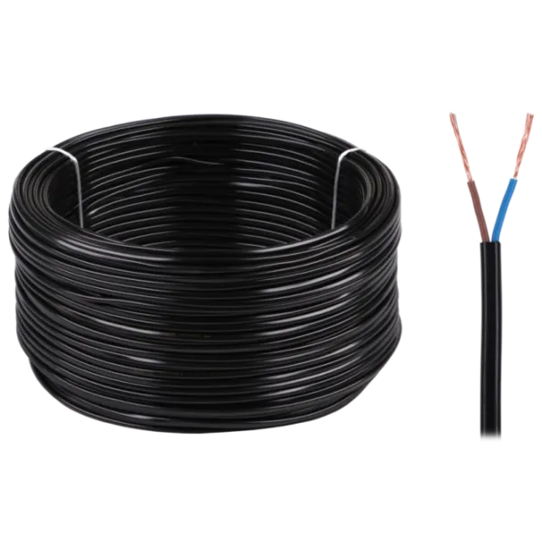Каблекс 2х1 Провід ШВВП чорний (бухта 100 м.)