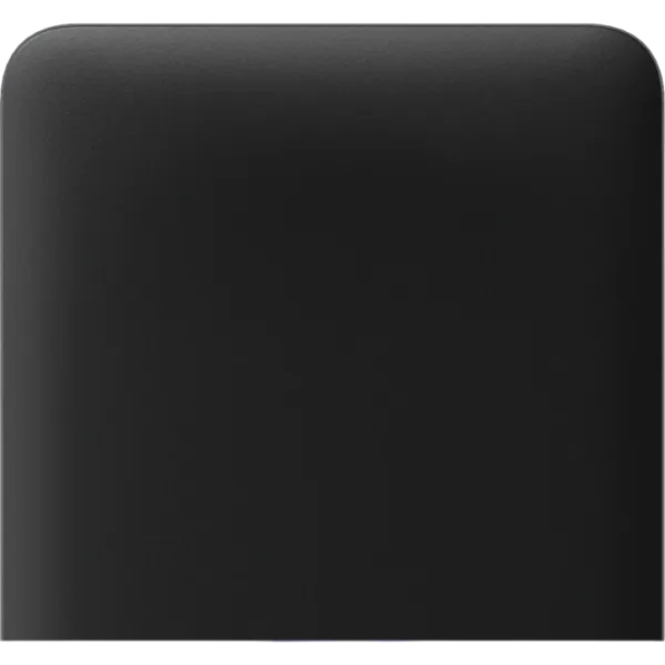 Ajax SideButton (1-gang) black vertical Кнопка