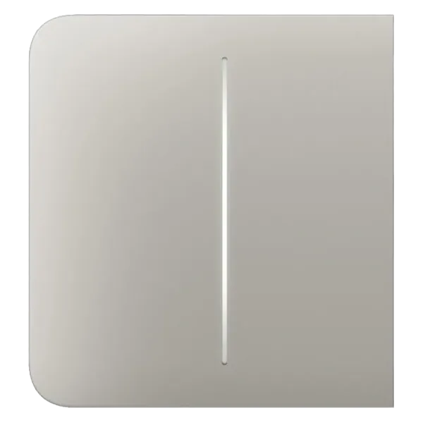 Ajax SideButton (2-gang) oyster Бічна кнопка для двоклавішного вимикача