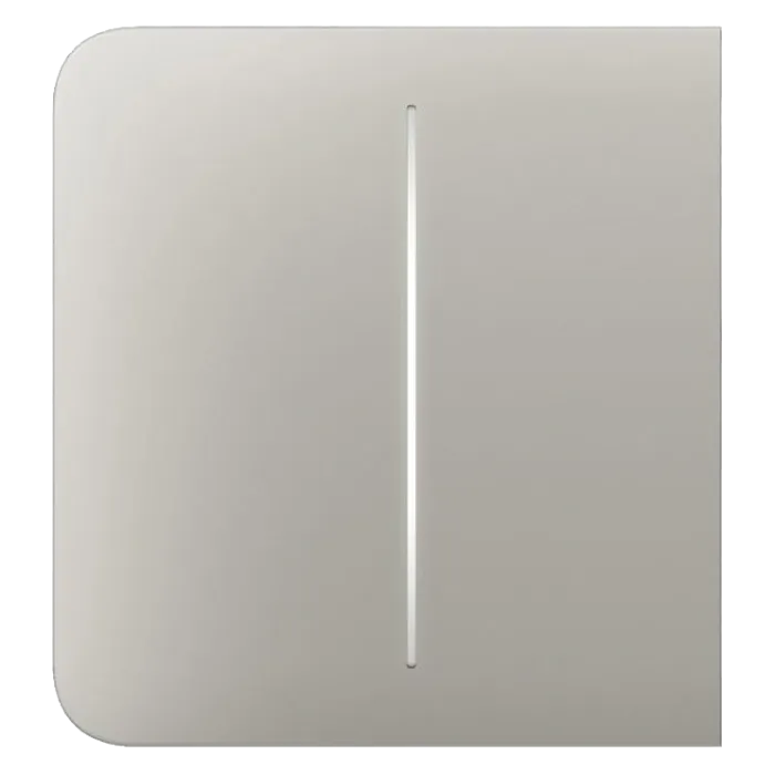 Ajax SideButton (2-gang) oyster Бічна кнопка для двоклавішного вимикача