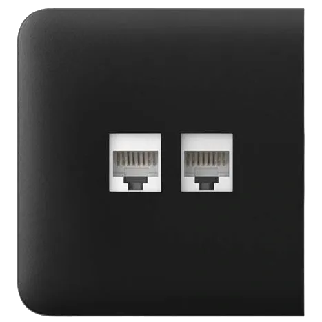 Ajax SideCover (LAN) black Фронтальна панель